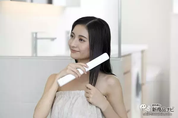 「いつものトリートメントにプラスするだけでサロン級の仕上がり！ 『LAVIEL plus 超音波トリートメントヘアアイロン』で髪にキレイをプラス」の画像