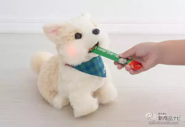 「あのCMみたいな体験ができる！ 『ちゅ〜るあげるね！チワマルちゃん』はノリノリのメロディで楽しくお世話できちゃう！」の画像