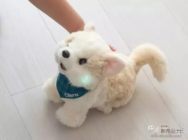 「あのCMみたいな体験ができる！ 『ちゅ〜るあげるね！チワマルちゃん』はノリノリのメロディで楽しくお世話できちゃう！」の画像