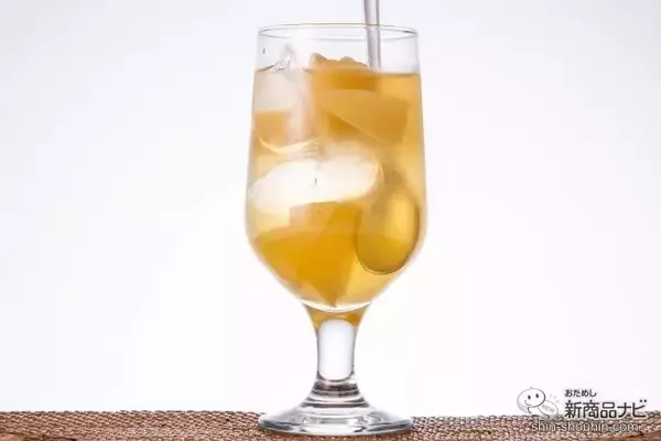 「【食べるフルーツティー】果肉ゴロゴロ紅茶『GOROCHA（ゴロチャ） 白桃/パイン』が贅沢すぎ！【新イエナカ飲料】」の画像