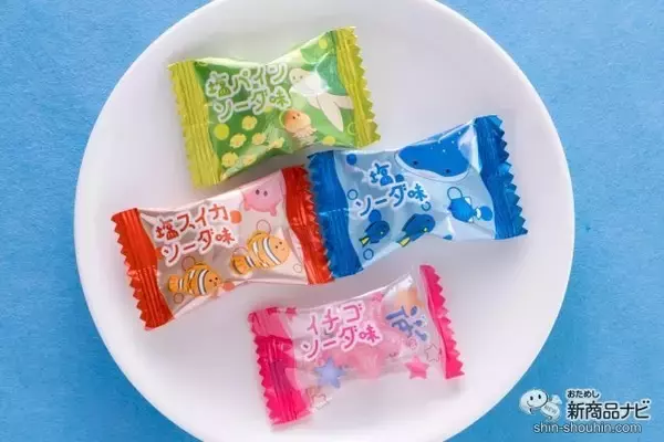 「本物の海の塩が入ってる！ パッケージにも秘密が隠れている『海のソーダCANDY』で夏気分を楽しもう♪」の画像