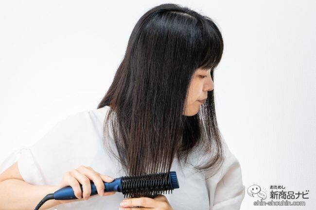 スタイリングが超簡単！ 忙しい朝の味方『ブラシアイロン ヴィエール エス』をおためし♪