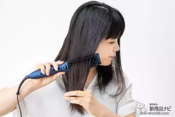 「スタイリングが超簡単！ 忙しい朝の味方『ブラシアイロン ヴィエール エス』をおためし♪」の画像