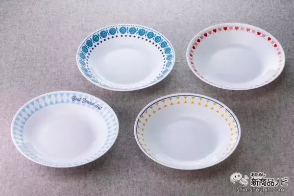 「レトロデザインが甘くてキュート！ 新作の『パイレックス　ミルクグラスディナーウェアシリーズ』で、テーブルをおしゃれに彩ろう♪」の画像