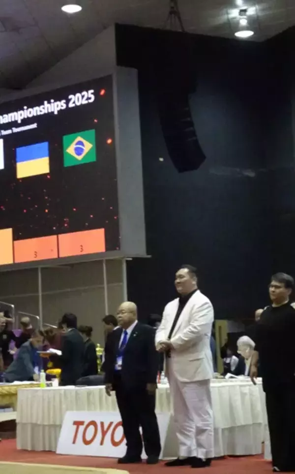 「世界相撲選手権会場のタイ・バンコクで直撃取材!!　元横綱・ 白鵬が見据える「相撲のオリンピック競技化」への道」の画像