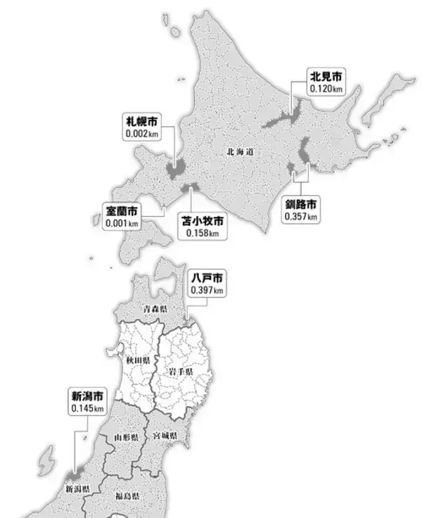 「道路陥没事故につながる全国「老朽下水道管」危険度マップを公開！　あなたの町は大丈夫？　」の画像