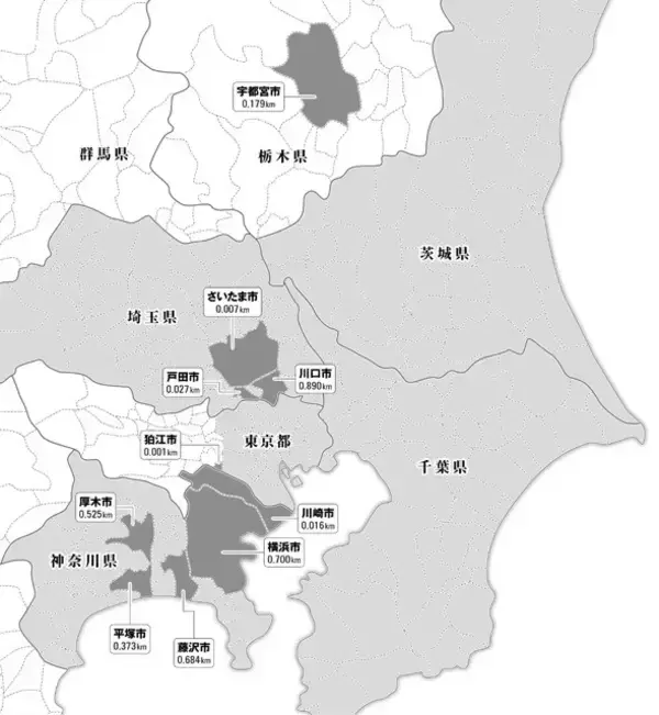 「道路陥没事故につながる全国「老朽下水道管」危険度マップを公開！　あなたの町は大丈夫？　」の画像