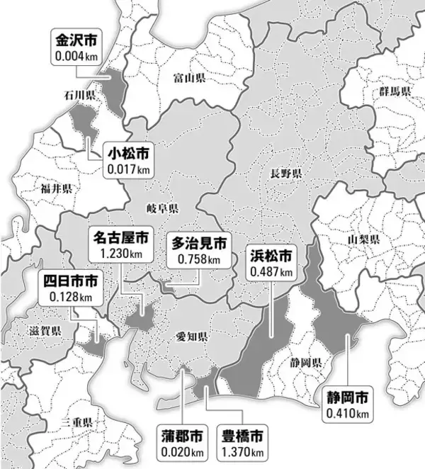 「道路陥没事故につながる全国「老朽下水道管」危険度マップを公開！　あなたの町は大丈夫？　」の画像