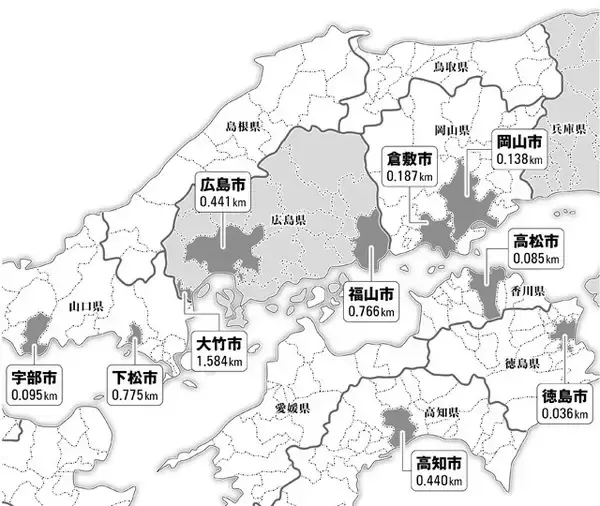 「道路陥没事故につながる全国「老朽下水道管」危険度マップを公開！　あなたの町は大丈夫？　」の画像