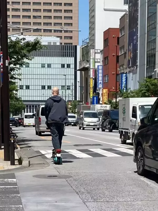 「公道カート、電動キックボード、自転車......都内車道が無法地帯化していた！」の画像