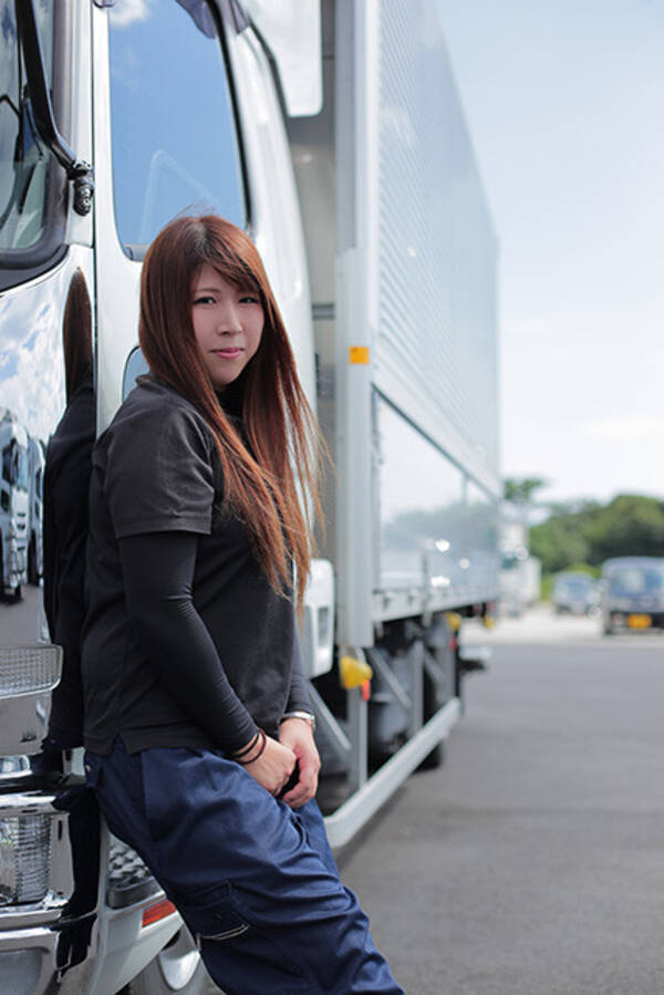 ４トントラックの長距離トラガール 松浦千聡 友達に自慢したくてトラック運転手になりました 19年8月12日 エキサイトニュース