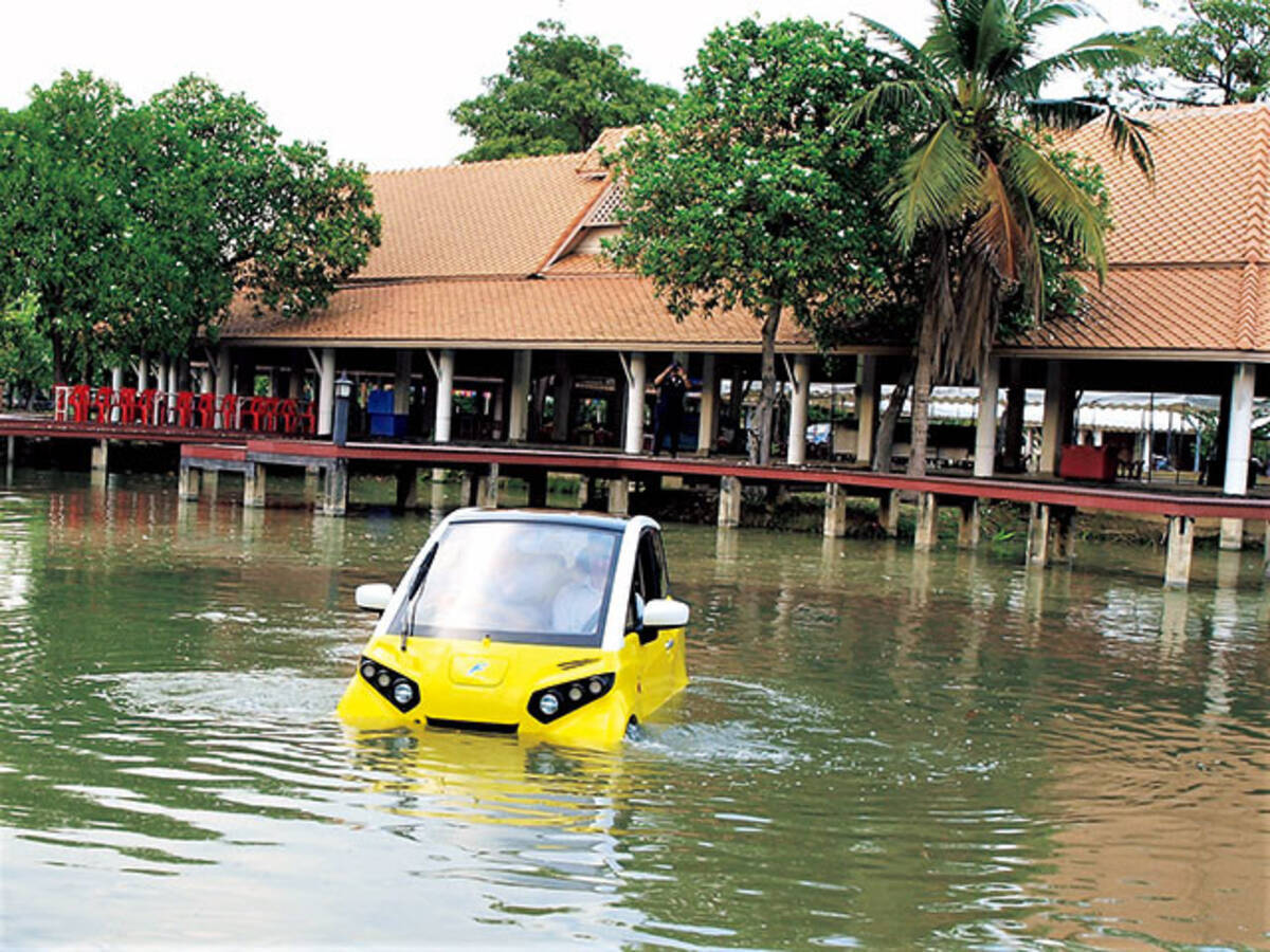 水害時でも移動できる 水に浮く車 ２０２０年に日本でも販売予定 19年11月22日 エキサイトニュース