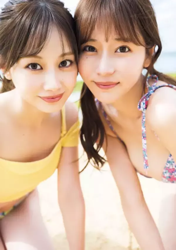 SNSで話題のPOV型ショートドラマ『俺達のあざす。』に出演中のゆい（伊藤優衣）＆ゆき（水原ゆき）が週プレ登場！