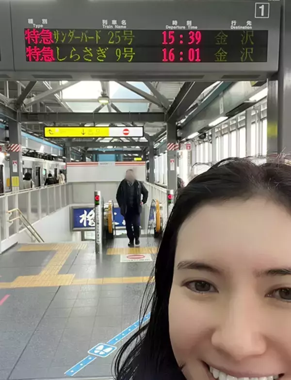 「「敦賀－金沢間」の特急廃止に市川紗椰「金沢駅で、『サンダーバード』と『しらさぎ』がもう見られないなんて」」の画像