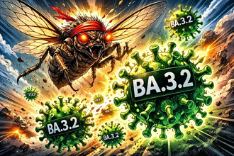 新たな変異株が流行の兆し!?　蝉とバギーとBA.3.2（前編）【「新型コロナウイルス学者」の平凡な日常】