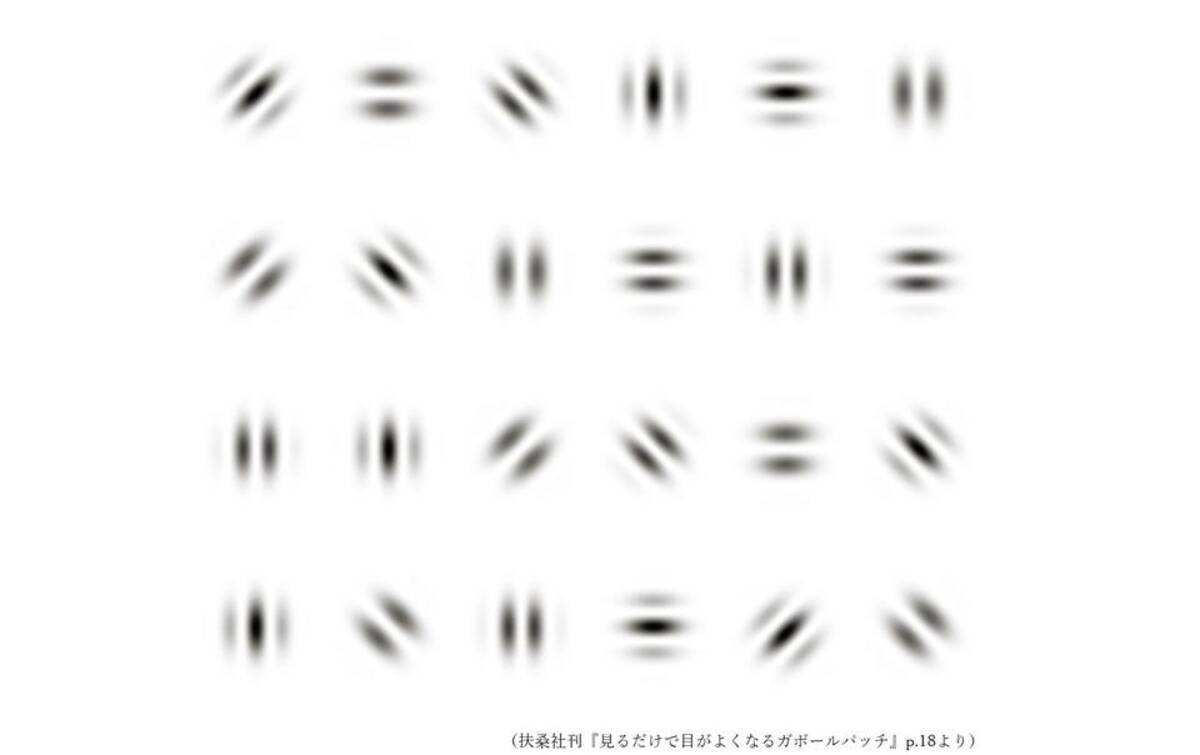 １日１回でｏｋ 話題の視力改善法 ガボールパッチ に挑戦してみよう 19年11月19日 エキサイトニュース