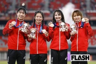 【アジア大会銅】女子400mレー三浦愛華「赤髪」「へそピアス」の“ギャップ”にネット虜、SNSで積極発信する新星の素顔