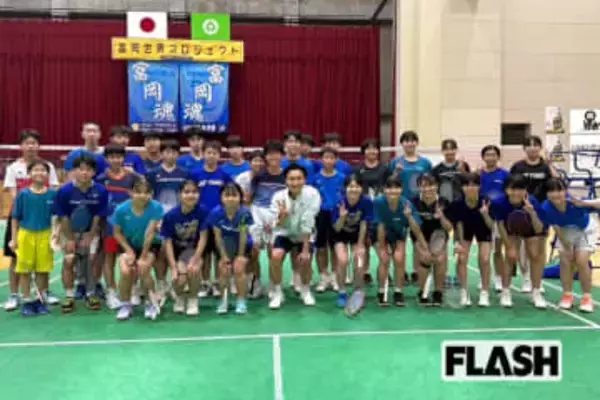 桃田賢斗、福島で今も続ける中高生たちとの練習…原点は震災で荒れた体育館「寂しさや孤独感がずっとあった」 #知り続ける