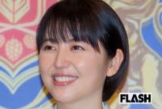 長澤まさみ　有馬記念で見せたロング髪のポニーテール姿にどよめき…赤ドレスで醸し出された色気