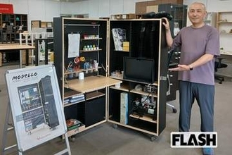 模型ファン絶賛!　まるで自宅に置ける“秘密基地”老舗家具メーカーが本気で作ったホビー専用デスク