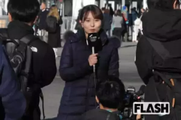 テレ朝・三山賀子アナ、ミラノ五輪開会式直前“先輩アナ”とツーショット…文武両道の“オールラウンダー”として快進撃