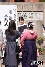 元モー娘・北川莉央　卒業式の袴姿をキャッチ「返せよきめえな」暴言事件からテレ東アナ内定の“大逆転”も待ち受ける茨の道