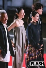 長澤まさみ＆浜辺美波が新作『ゴジラ』のジャパンプレミアに降臨！ 意外にも初共演、2人の間に走った“緊張”