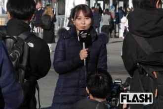 テレ朝・三山賀子アナ　ミラノ五輪フィギュア会場で見せた“情熱”入社2年でかなえた夢、“レジェンド選手”との撮影に大興奮