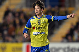伊藤涼太郎のクロスから後藤啓介が今季11点目！…シント・トロイデンがPO4戦目で初勝利