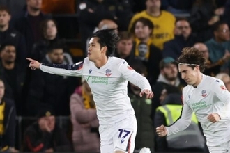 伊藤敦樹が2試合ぶりゴール！　ボルトン加入後初のスタメン起用に応える先制ボレー弾