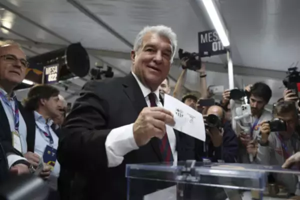 バルセロナ会長選挙はラポルタ氏が圧勝！　得票率は68％…2031年まで任期延長に