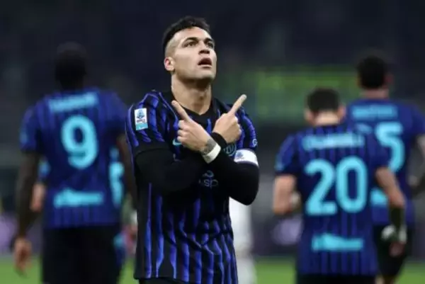 インテル、コモに大勝で暫定首位に浮上！　“カピターノ”L・マルティネスの先制弾を皮切りに4得点