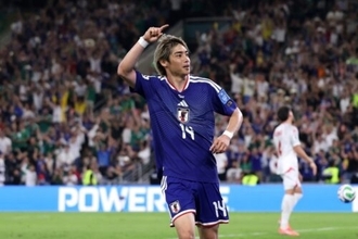 鋭い抜け出しからW杯初ゴール！　伊東純也「冷静に決められて良かった」
