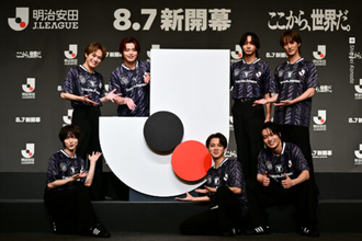 「また夢が叶った」Travis JapanがJリーグスペシャルアンバサダー就任に歓喜…サプライズでの発表に「嘘かと思った（笑）」