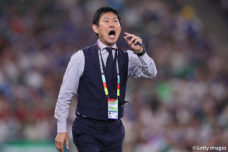 日本が前半2点リードで折り返す！ 森保一監督はチュニジアの反撃に「柔軟に準備」と引き締め