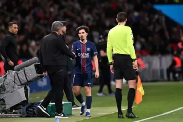 PSGのヴィティーニャが負傷交代…CL準決勝1stレグのバイエルン戦を欠場の可能性も