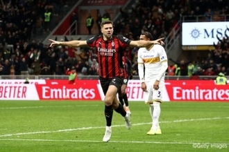 フュルクルクの加入後初ゴールが決勝点！…ミランが粘るレッチェを撃破、セリエAで20戦無敗に