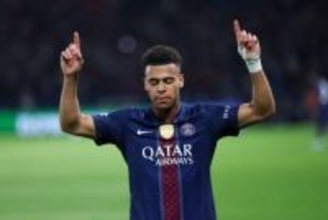PSGのFWドゥエ、21歳以下でCL史上6人目の通算2桁得点を達成