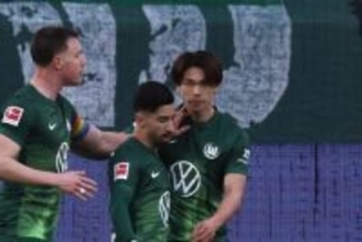 塩貝健人、ブンデスリーガ初ゴール！　ヴォルフスブルクは2度リードも、土壇場失点で逆転負け