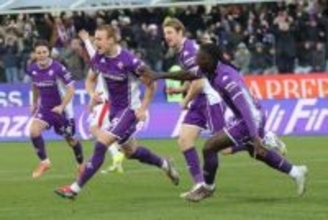 フィオレンティーナが先制も…ミラン、土壇場にエンクンクの得点で追いつき両者痛み分け