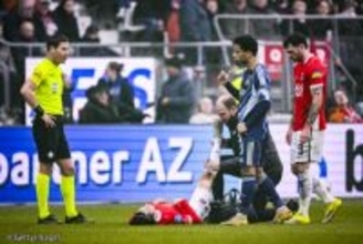 AZ・毎熊晟矢が負傷交代、アヤックスとの一戦はドロー決着に…冨安健洋＆板倉滉、市原吏音はベンチ入りも出場機会なし