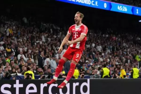 バイエルンが敵地で先勝、レアル・マドリード相手に14年ぶり白星…復帰戦のケインが圧巻ミドル