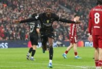 デンベレ2発でPSGが敵地でも快勝し連覇に前進、リヴァプールはゴール遠く敗退