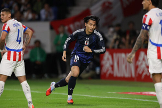 「特別嬉しい」上田綺世、憧れの父が見守る中でゴール「18番を背負ってプレーすることが一番特別」