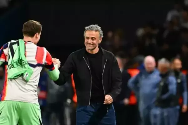 計9ゴールの乱戦に、PSGのL・エンリケ監督が本音「1キロも走っていないのに、とても疲れたよ」