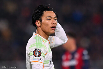 セルティック、前田大然→旗手怜央のホットラインで先制も…思わぬ退場劇が響きドロー決着に