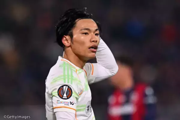 セルティック、前田大然→旗手怜央のホットラインで先制も…思わぬ退場劇が響きドロー決着に