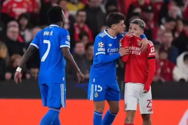 ヴィニシウスへの人種差別疑惑も…ベンフィカFW「差別的な侮辱行為は一切していない」