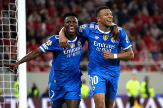 エンバペ、“7分間でのハット達成”を含む衝撃4発！　レアルがオリンピアコスを4－3撃破