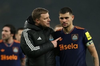 ニューカッスルの主将ギマランイス、左ハムストリング負傷で約2カ月の離脱か　